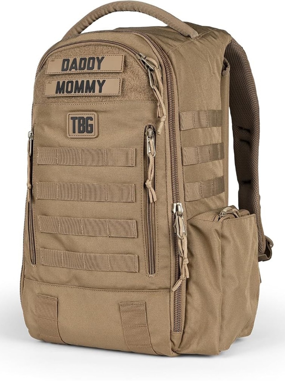 NWT Tactical Backpack Diaper Bag - Coyote Brown